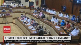 VIDEO: Komisi II DPR Belum Sepakati Durasi Kampanye