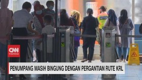 VIDEO: Penumpang Masih Bingung dengan Pergantian Rute KRL