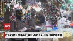 VIDEO: Pedagang Minyak Goreng Culas Ditandai Stiker