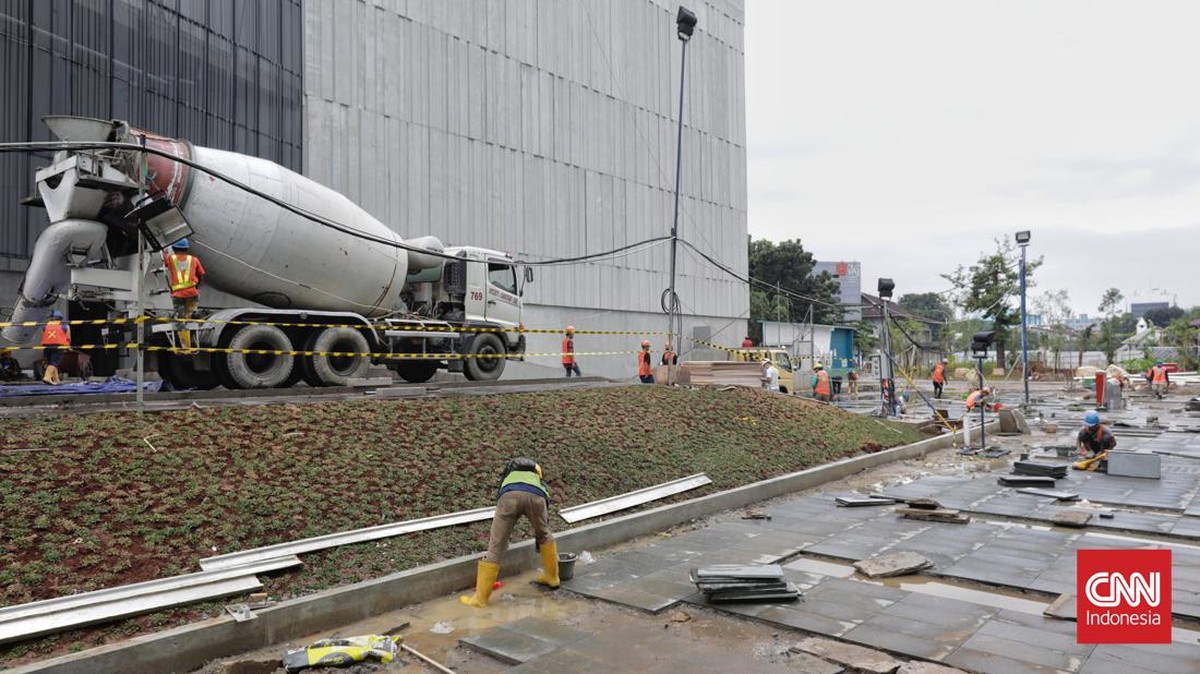 FOTO: Jelang Pembukaan Taman Ismail Marzuki