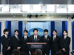 Momen Pertemuan Presiden AS Joe Biden dan BTS di Gedung Putih