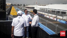 Tiga Hari Jelang Balap, Anies Pantau Sirkuit Formula E Ancol
