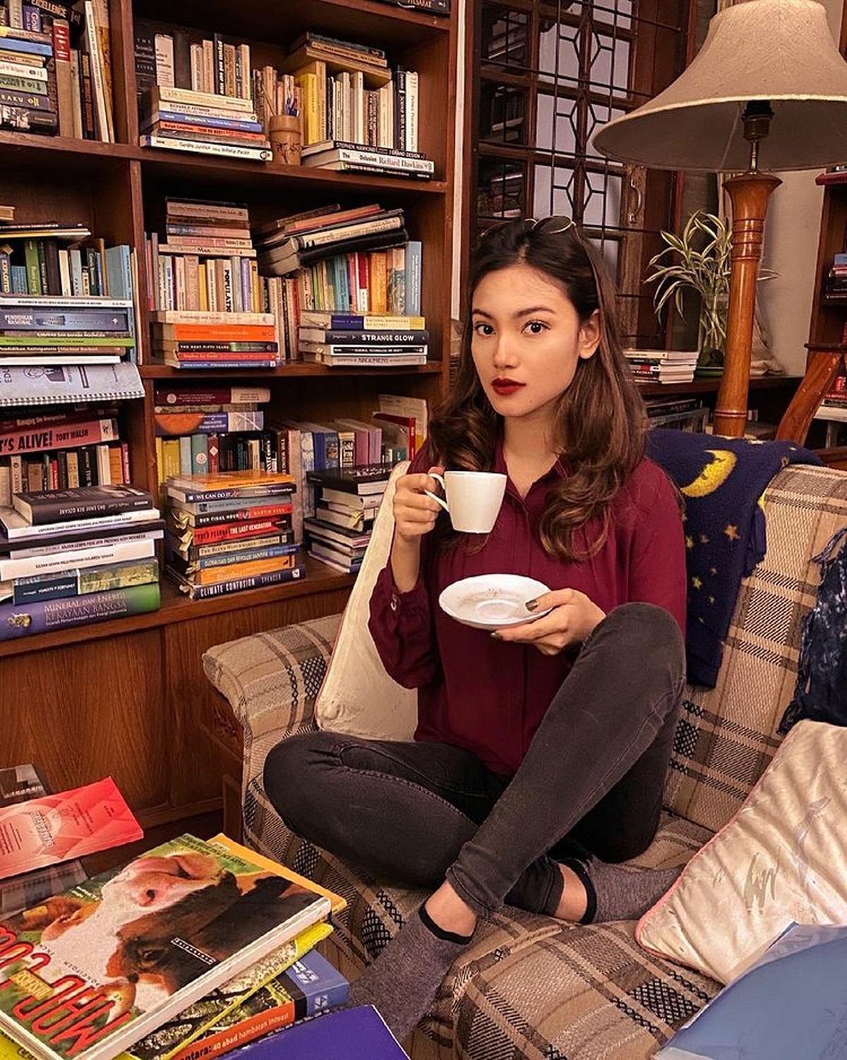 Potret Malika Bestari yang dikabarkan sedang dekat dengan Afgan&period;