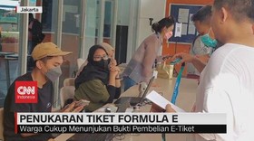 VIDEO: Penukaran Tiket Formula-E