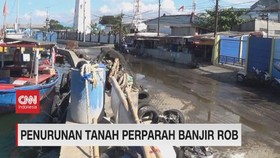 VIDEO: Penurunan Tanah Perparah Banjir Rob