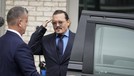 FAIRFAX&comma; VIRGINIA - MAY 27&colon; Actor Johnny Depp &lpar;R&rpar; takes a break during his trial at a Fairfax County Courthouse on May 27&comma; 2022 in Fairfax&comma; Virginia&period; Closing arguments in the Depp v&period; Heard defamation trial&comma; brought by Johnny Depp against his ex-wife Amber Heard&comma; begins today&period; &lpar;Photo by Kevin Dietsch&sol;Getty Images&rpar;
