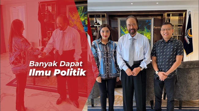 Bertemu Surya Paloh, Ashanty Bakal Nyaleg di Pemilu 2024?