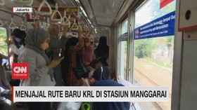 VIDEO: Menjajal Rute Baru KRL di Stasiun Manggarai