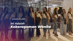 img-title Georgette Garrido Terpukau Kontestan Miss Global 2022 saat Melatih Catwalk