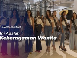 Georgette Garrido Terpukau Kontestan Miss Global 2022 saat Melatih Catwalk