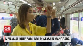 VIDEO: Menjajal Rute Baru KRL di Staisun Manggarai