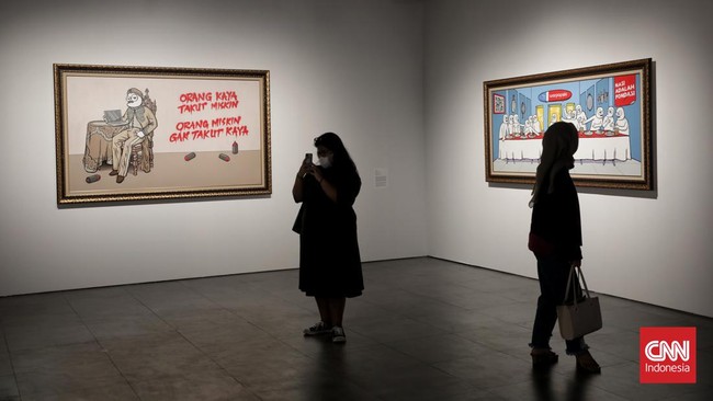 FOTO: Keindahan Seni Kontemporer dalam Pameran 'Berdikari!'
