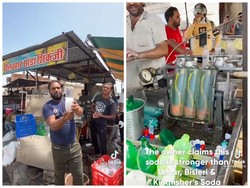 Viral! Pedagang Minuman di India Ini Bikin Roket Pakai Botol Soda