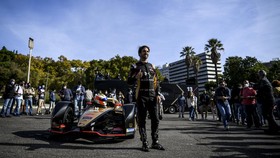 Pembalap Formula E Da Costa Pamer Dikawal Polisi di Jakarta
