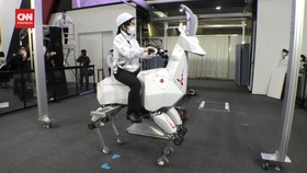 VIDEO: Jepang Buat Robot Kambing, Bisa Angkut Kargo dan Ditunggangi