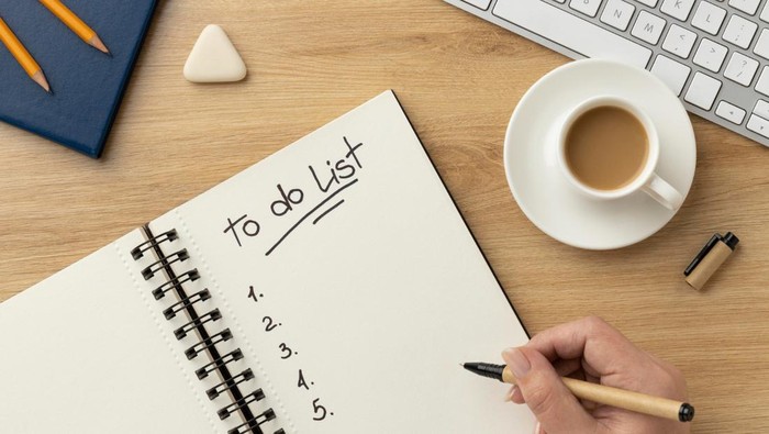 Ilustrasi To Do List/ Foto: Freepik/Freepik