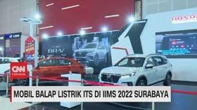 VIDEO: Mobil Balap Listrik ITS di IIMS 2022 Surabaya