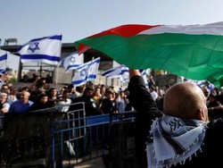 Israel-Palestina Memanas Gegara RUU Larangan Pengibaran Bendera Musuh