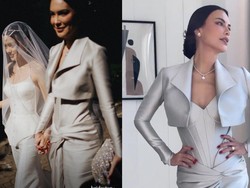 8 Potret Penampilan Sophia Latjuba di Hari Pernikahan Eva Celia