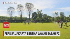 VIDEO: Persija Jakarta Bersiap Lawan Sabah FC