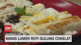 VIDEO: Manis Lumer Roti Gulung Cokelat