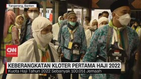 VIDEO: Keberangkatan Kloter Pertama Haji