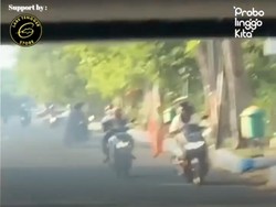 Viral Aksi Tak Terpuji Pemuda Geber Mobil Asapi Pengguna Jalan