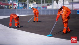 FOTO: Siap Siaga Marshal Formula E Jakarta