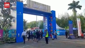 VIDEO: Penonton Formula E Semangat Datang Pagi