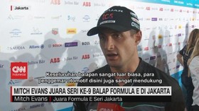 VIDEO: Mitch Evans Juara Seri ke-9 Balap Formula E di Jakarta