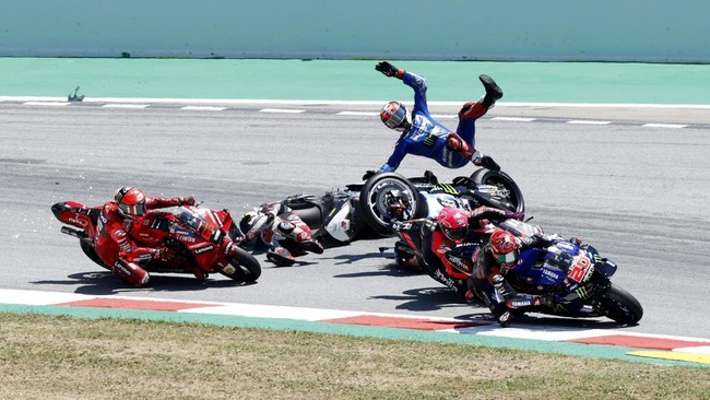 MotoGP Catalunya 2023 akan berlangsung pada 1-3 September. Berikut jadwal siaran langsung MotoGP Catalunya 2023 yang akan disiarkan stasiun televisi Trans7.
