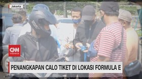 VIDEO: Penangkapan Calo Tiket di Lokasi Formula E