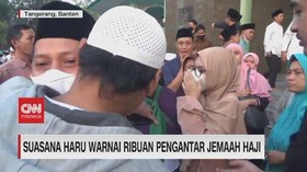 VIDEO: Suasana Haru Warnai Ribuan Pengantar Jemaah Haji