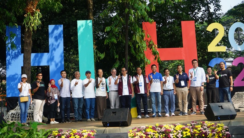 Perumda Pembangunan Sarana Jaya ambil bagian dalam festival bertema Udara Bersih untuk Jakarta.