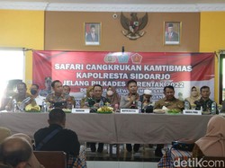 Polisi/TNI Jamin Pilkades di Sidoarjo Berlangsung Aman dan Kondusif