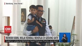 VIDEO: Ridwan Kamil Mulai Kembali Bekerja di Gedung Sate