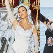 Tak Cukup Satu, Ini Deretan Gaun Pengantin Kourtney Kardashian! Mana yang Paling Keren?
