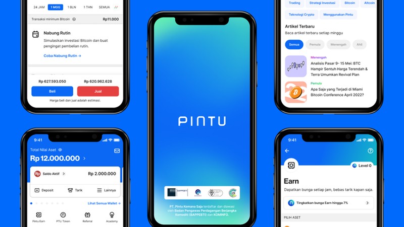Platform jual beli dan investasi aset crypto terkemuka di Indonesia PT Pintu Kemana Saja (PINTU)