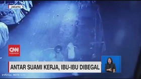 VIDEO: Antar Suami Kerja, Ibu-ibu Dibegal