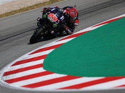 Kok Bisa Sih Kaca Helm Quartararo Lepas?