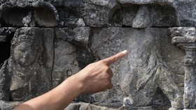 FOTO: Jejak Kerusakan Struktur Candi Borobudur