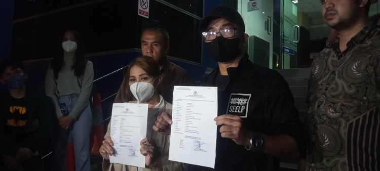 Krisna Mukti laporkan balik Tessa Mariska.