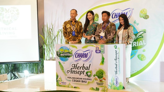 Pembalut Terbaru Charm Herbal Ansept+ Bio, Berasal dari Serat Tebu!