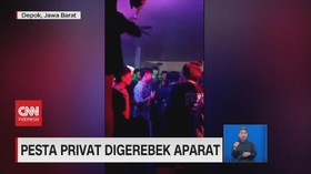 VIDEO: Pesta Privat Digerebek Aparat