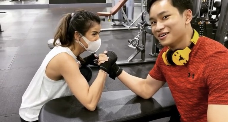 Sabrina Chairunnisa dan Azka Corbuzier Sabrina Chairunnisa dan Azka Corbuzier
