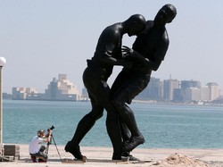 Piala Dunia 2022: Patung Zidane Tanduk Materazzi Hadir Lagi di Qatar