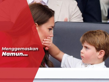 Tingkah Pangeran Louis Tantrum Tutup Mulut Kate Middleton Disorot