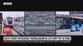 VIDEO: Satu Tarif Integrasi Transjakarta-LRT-MRT Rp.10.000