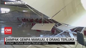 VIDEO: Dampak Gempa Mamuju, 6 Orang Terluka