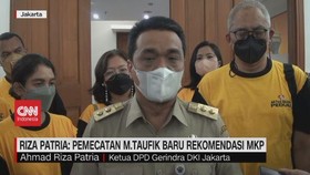 VIDEO: Riza Patria: Pemecatan M.Taufik Baru Rekomendasi MKP